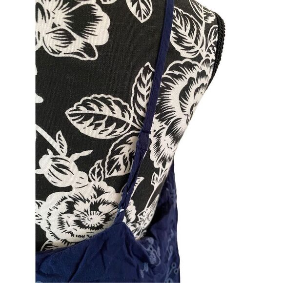 Maurices Embroidered Cami Tank Top Ruffle Trim Casual - Picture 6 of 12